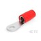 Te Connectivity Ring Terminal, #10 Stud Size, 10.5 mm², Nylon Insulated, Red 324043 - alternate 1